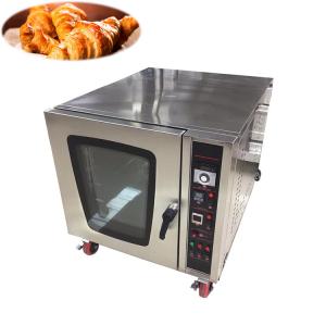 China Small 42kw Electric 400C Hot Air Baking Oven Cookie Bagel Bread 5 Trays factory
