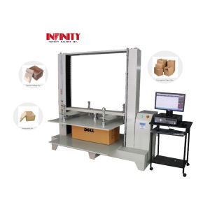 10KN Container Block Stacking Package Carton Box Compression Strength Testing