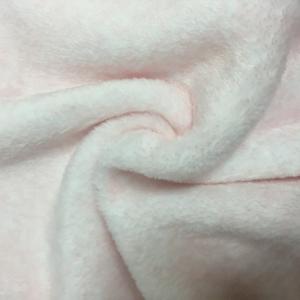 China Double Sided Flannel Polyester Material Fabric Wind Resistant 280GSM Weight factory