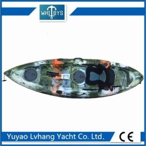 China Plastic Fishing Sit On Top Kayak 5mm Hull Thickness Extremely Stable For Paddling factory