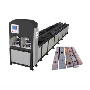 China Steel Angle Iron V Hydraulic Steel Pipe Press for Aluminium Window Punching Machines factory