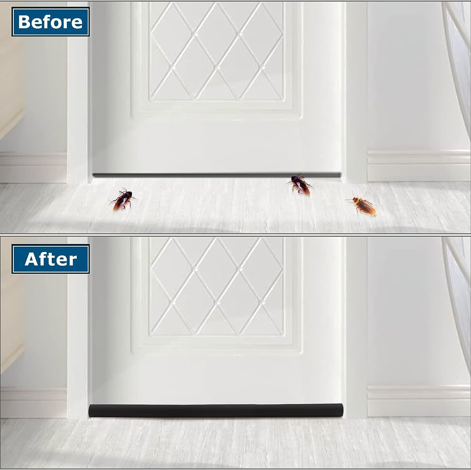 96cm Door Draft Stopper Soundproof Weatherstrips Insect Proof