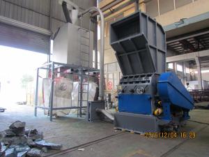 China 16pcs Rotating Blade 90kw ABS Lumps Plastic Crusher Machine factory