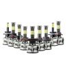 Buy cheap 8 Sides H1 H3 H4 H7 9005 9006 Automotive LED Headlight 6000K 360 Canbus from wholesalers