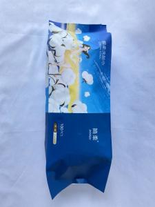 China Matte Printing Mylar Packaging Bag Stand Up Moisture Proof Side Gusset factory
