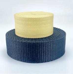 China Abrasion Resistant Aramid Cord Belt Anti Static Woven Kevlar Fabric Strips factory