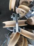 2T Single Wheel Nylon Conductor Stringing Blocks 660mm Diameter