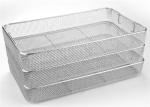 304 316 316L Stainless Steel Wire Mesh Basket For Drying Herbs Silver / Gold