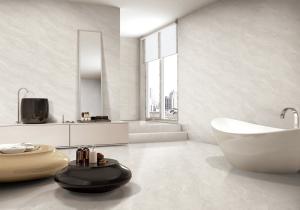 China Beige Indoor 40x80cm Durable Ceramic Soft Glazed Tiles For Hotel And Office factory