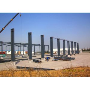 Pre Engineered Portal Frame Warehouse with Glass Wool Panels