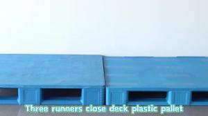 China cheap price pallet manufacturer in china heaty duty made load capacity recycle used plastic pallet for sale factory