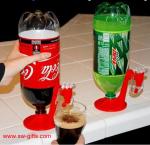Fashion Style Bottle Upside Down Drinking Cola Dispenser Fridge Fizz Saver Soda