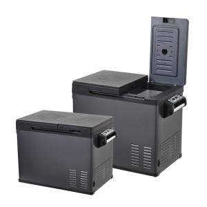 China Rechargeable Compressor Camping Fridge 50L Car DC Solar Refrigerator and Freezer Design factory