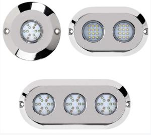 China Stainless Steel 120W Marine Underwater Led Lights Boat Yacht Dock Lights factory