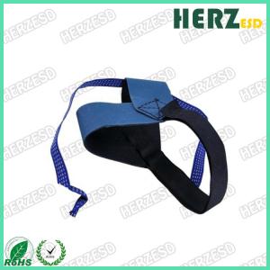 China Cleanroom Anti Static Heel Grounder Adjustable Esd Foot Grounding Strap For EPA Areas factory