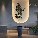 Lifelike Plastic Faux Plants Artificial Flowers For Indoor Greenery