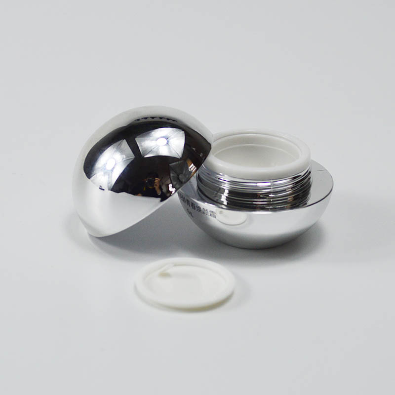 5g Ball Shape Acrylic Eye Cream Container for SKIN CARE Collar Material Acrylic