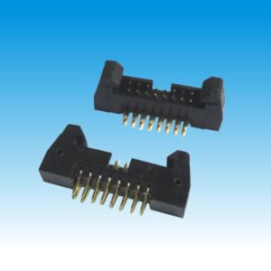 China Short Latch Male Pin Header Connector , 2mm Pitch Header Straight Connector factory