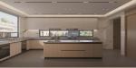 Large Rectangular Island Stainless Steel Commercial Kitchen Cabinets Formaldehyd