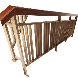 China Aluminum Extrusion Stair Handrail Glass Balustrade Banister Fasica Mounted factory