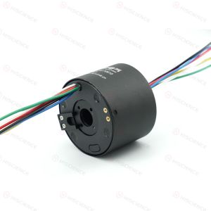 China Through Bore Slip Rings 6 Circuits 10A for Continuous Electrical Power Transfer in Industrial Automation Systems on sale