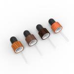 Bamboo and Wood Dropper Cap for Essential Oil Bottle Serum Sustainable Packaging