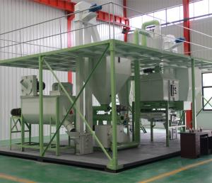 China 55kw Small Customized Poultry Feed Production Plant Container Building Block Structure factory