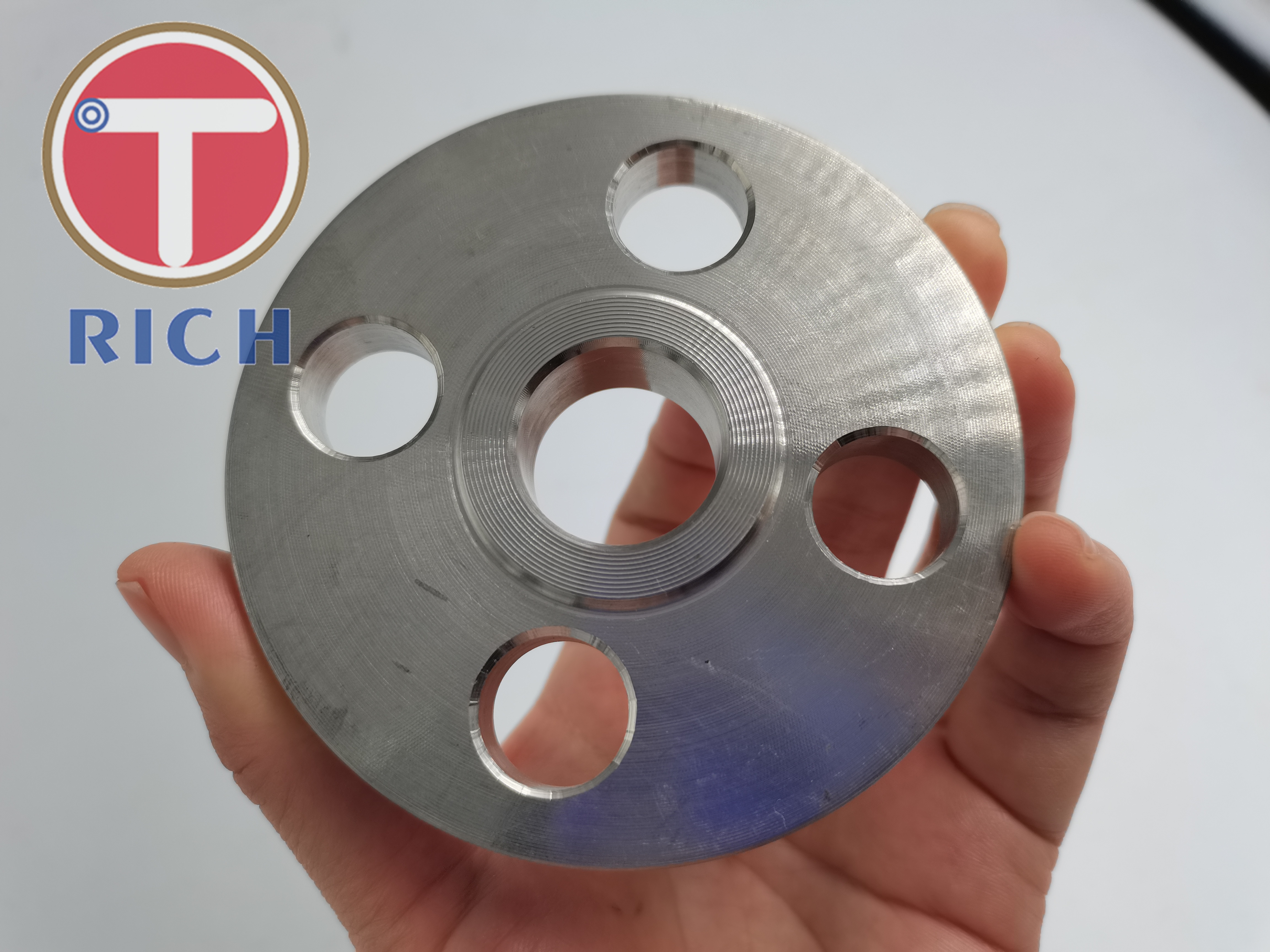 DN15 304 Stainless Steel Threaded Pipe Flanges Anti Rust Oil