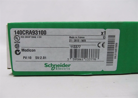 China Schneider Modicon Quantum PLC 140CRA93100 500VDC COAXIAL CENTER AND GROUND on sale