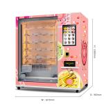 Lift System Refrigerator Automatic Cupcake Vending Machine Salad Fresh Food