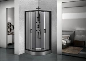 China Bathroom Shower Cabins Black Acrylic ABS Tray factory
