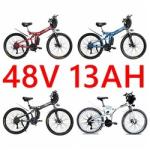 31MPH 26 Inch Folding Electric Bike With 1000W Rear Hub Motor