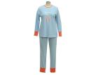 Full Length Ladies Pajama Sets Women'S 2 Piece Pajamas Plain Dyed Technics