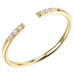 China Engagement Ring Simple Small Fresh Opening Ring 18K Gold Diamond Rings factory