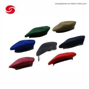 China Hot Selling Wool Military Army Soldier Hat Uniform Cap Beret factory