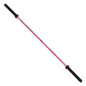 China 15kg colored women's pink barbell bar rated 1500lb for weightlifting, powerlifting, crossfit bars factory