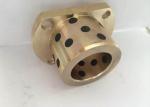 Hydraulic Cylinder Casting Flanged Bronze Bearings 60 HB Hardness