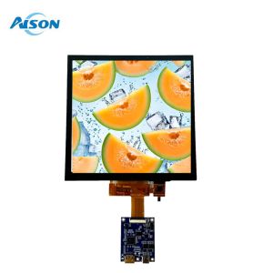 Sunlight Readable 7.6 Inch Square Display 800x800 MIPI TFT LCD Display With HDMI