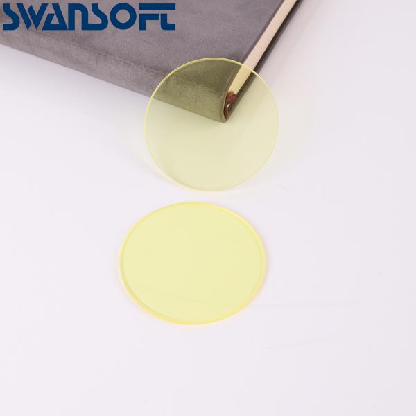 Manufacture Custom Optical 470nm LongPass Yellow Glass JB470 GG475 Filter Discs