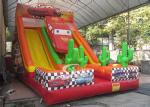 6m high kids extreme speed race inflatable car slide for kids outdoor entertainm