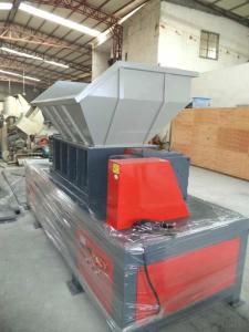 China PP, PE Plastic tyre shredder machine, waste used tire shredder recycling machine for sale factory