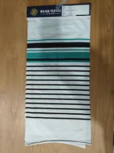 China Fashionable And Breathable Environmental Soft Striped Material Fabric For T-Shirt factory
