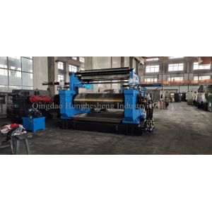 5KW Two Rolls Open Rubber Mixing Mill With Stock Blender