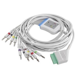 China Nihon Kohden Japan BSM-2301 BSM-2353 01.57.107048 EKG CableLeadwires 4.0Banana factory