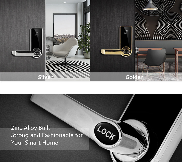 Durable Digital Code Door Lock , Residential Front Door Combination Lock