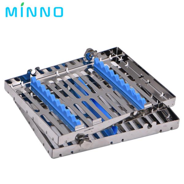 Dental Autoclavable Surgical Sterilization Box Stainless Steel Sterilization