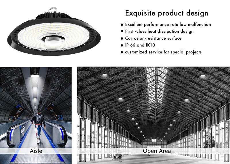 Smart 200 Watt Ufo High Bay Led Light 5 Years Warranty UL Certificate