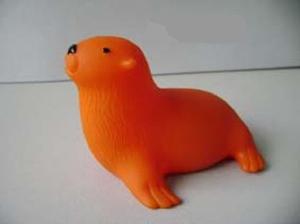 China Water Activate Floating Light Up Bath Ducks Toy Cute Rubber Dolphin / Turtle factory
