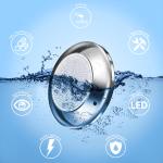 RoHs 12V 24V Wall Mount Pool Light , Resin Filled Underwater LED Fountain Lights