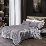 Comfortable King Size Organic 19 Momme Silk Sheets 5 Foot Wide
